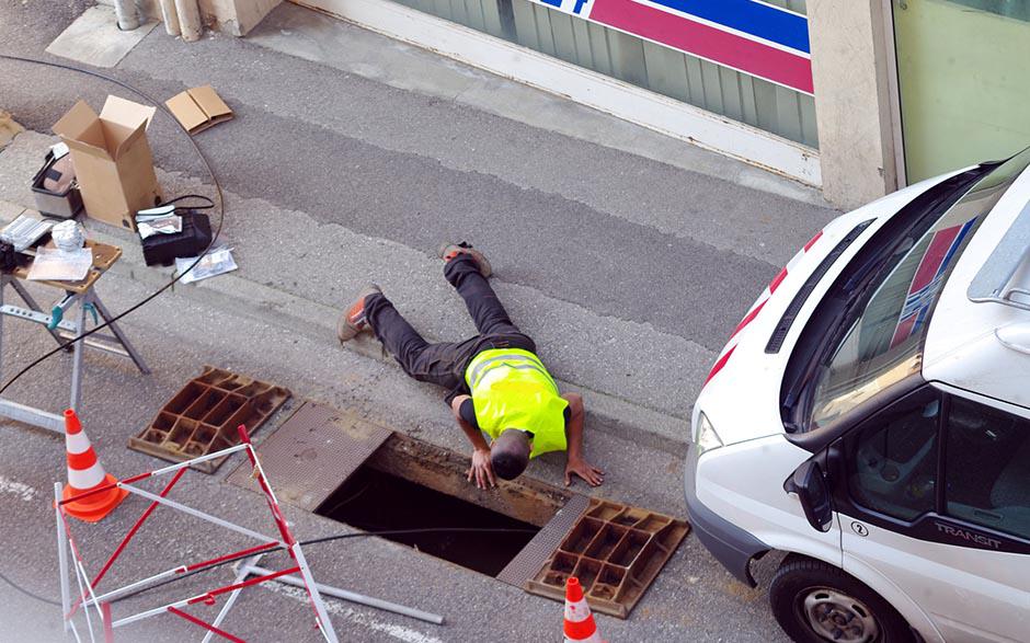 canalisation assainissement Groslay
